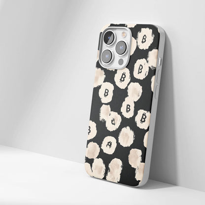 Latest 3rd-Generation Crystal Tough Glossy BTC (Bitcoin) iPhone Case