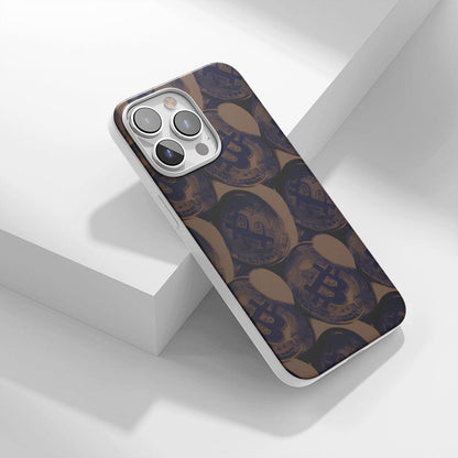 Latest 3rd-Generation Crystal Tough Glossy BTC (Bitcoin) iPhone Case