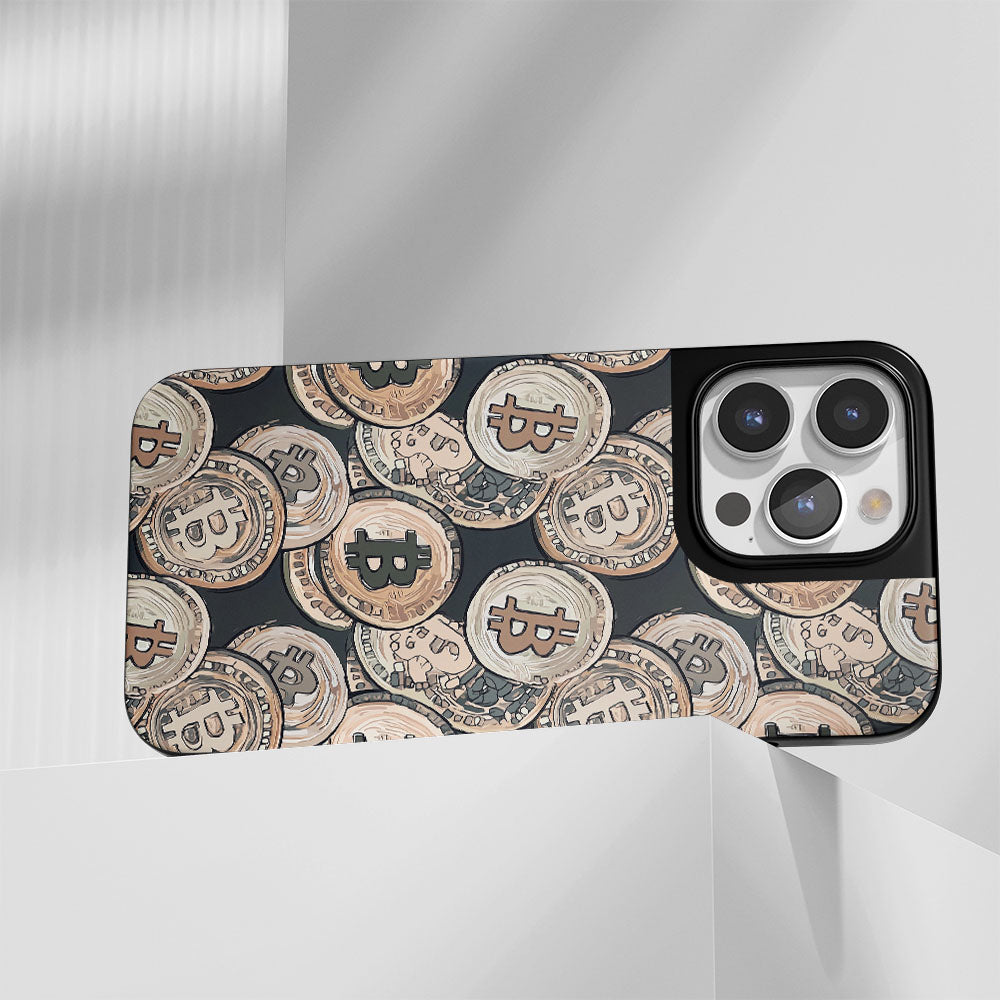 Industry-Level Tough Matte BTC (Bitcoin) iPhone Case