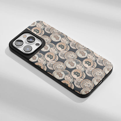 Industry-Level Tough Matte BTC (Bitcoin) iPhone Case