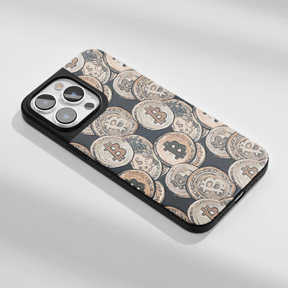 Industry-Level Tough Matte BTC (Bitcoin) iPhone Case