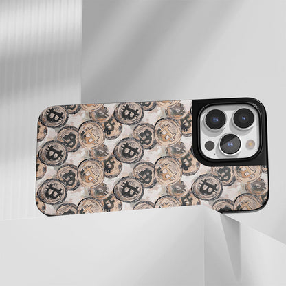 Industry-Level Tough Matte BTC (Bitcoin) iPhone Case