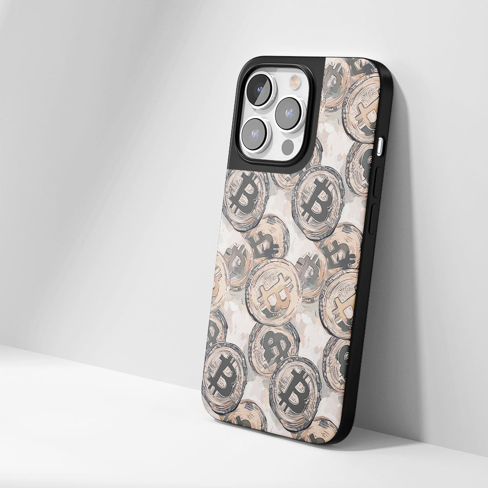 Industry-Level Tough Matte BTC (Bitcoin) iPhone Case