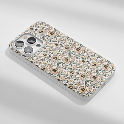 Latest 3rd-Generation Crystal Tough Glossy BTC (Bitcoin) iPhone Case