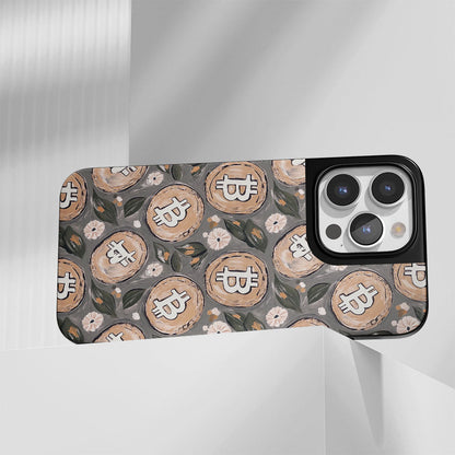 Industry-Level Tough Matte BTC (Bitcoin) iPhone Case