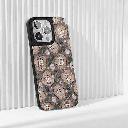 工業級堅韌霧面 BTC（比特幣）iPhone 手機殼