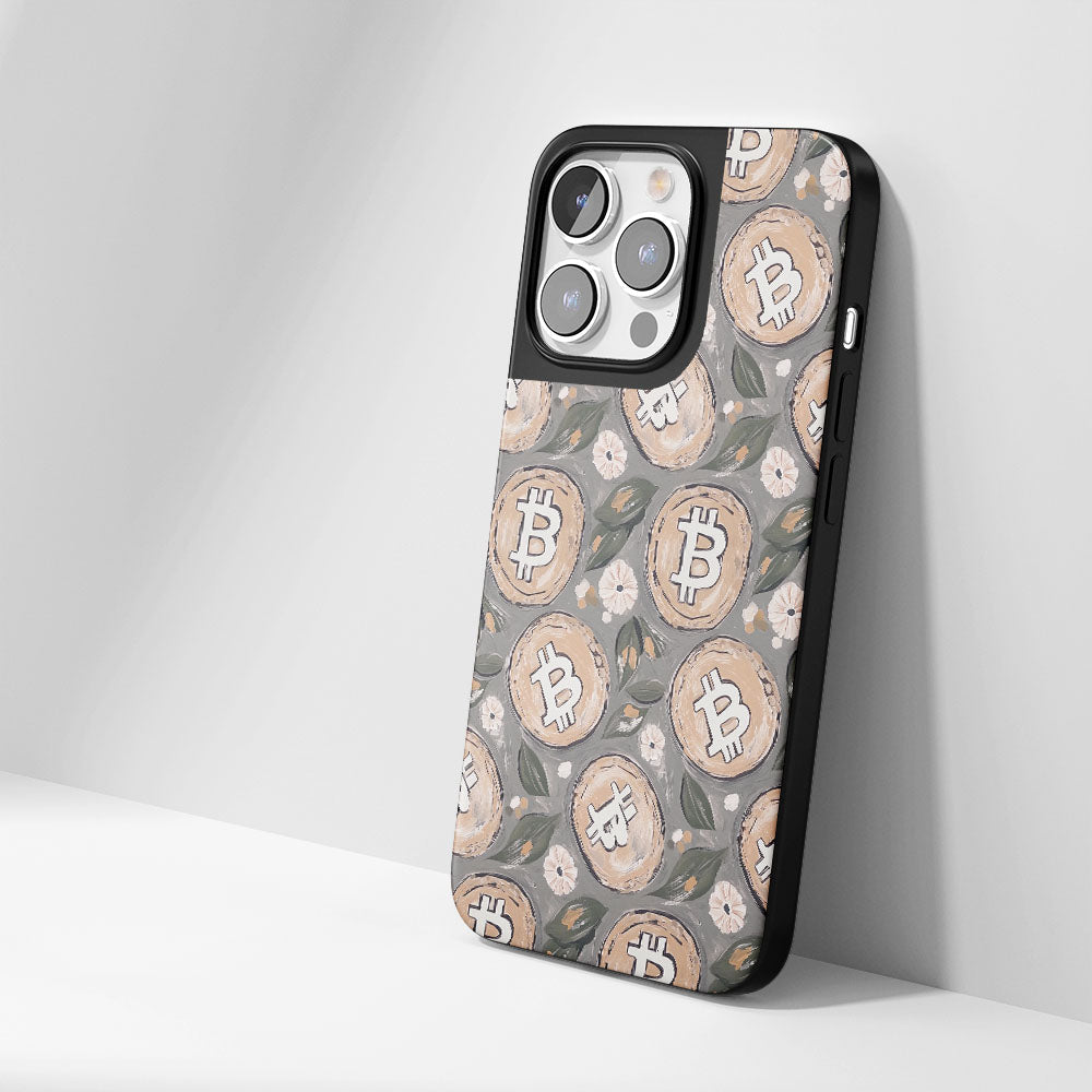 工業級堅韌霧面 BTC（比特幣）iPhone 手機殼