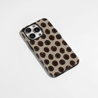 Double-Layer Semi-Handprinted Tough Matte BTC (Bitcoin) iPhone Case