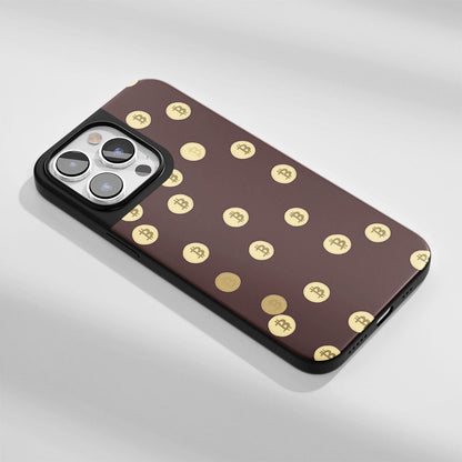 Industry-Level Tough Matte BTC (Bitcoin) iPhone Case