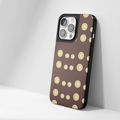 Industry-Level Tough Matte BTC (Bitcoin) iPhone Case