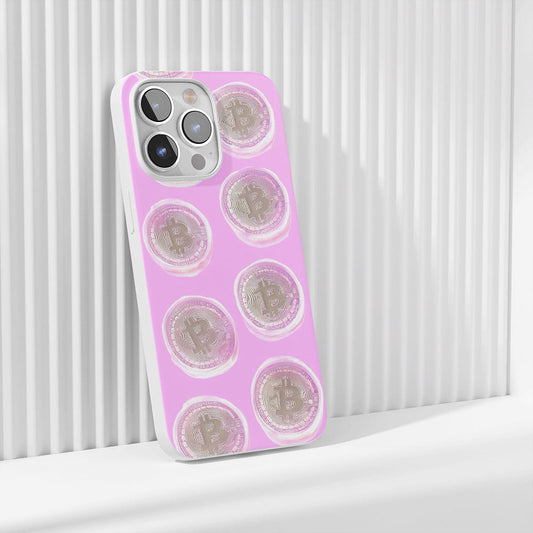 Latest 3rd-Generation Crystal Tough Glossy BTC (Bitcoin) iPhone Case