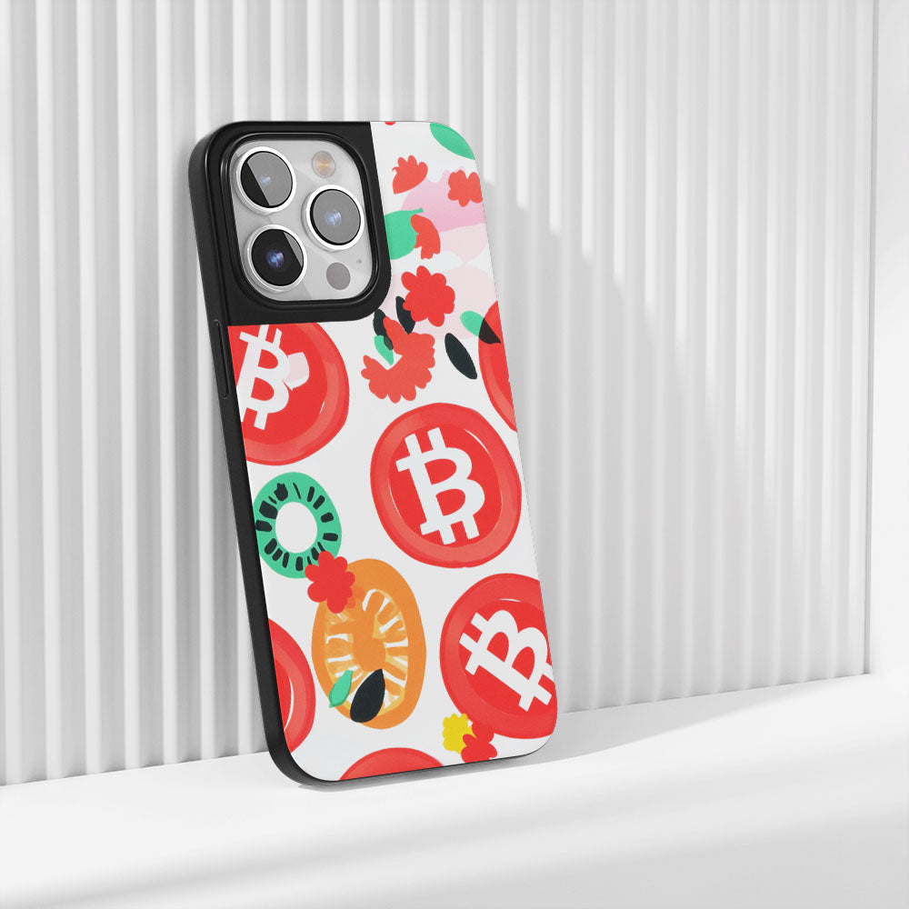 工業級堅韌霧面 BTC（比特幣）iPhone 手機殼