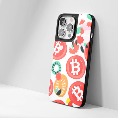 工業級堅韌霧面 BTC（比特幣）iPhone 手機殼