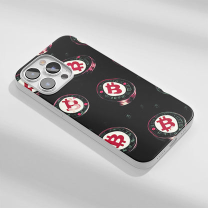 Latest 3rd-Generation Crystal Tough Glossy BTC (Bitcoin) iPhone Case