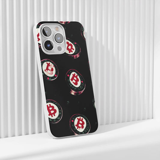 Latest 3rd-Generation Crystal Tough Glossy BTC (Bitcoin) iPhone Case