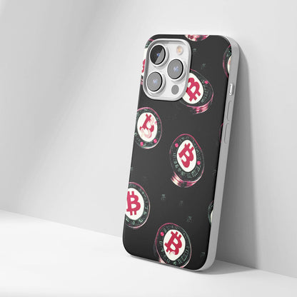 Latest 3rd-Generation Crystal Tough Glossy BTC (Bitcoin) iPhone Case