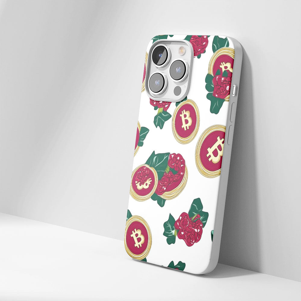 Latest 3rd-Generation Crystal Tough Glossy BTC (Bitcoin) iPhone Case