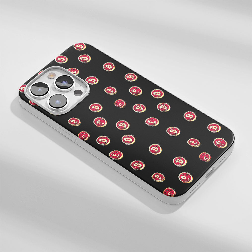 Latest 3rd-Generation Crystal Tough Glossy BTC (Bitcoin) iPhone Case