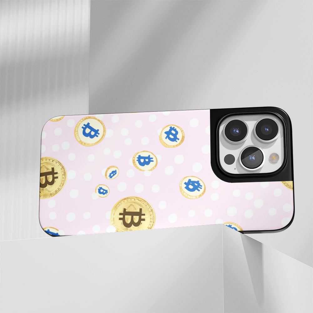 工業級堅韌霧面 BTC（比特幣）iPhone 手機殼