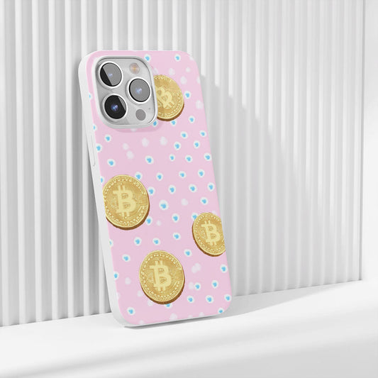 Latest 3rd-Generation Crystal Tough Glossy BTC (Bitcoin) iPhone Case