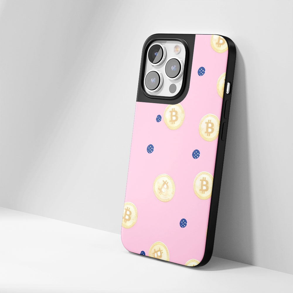 工業級堅韌霧面 BTC（比特幣）iPhone 手機殼