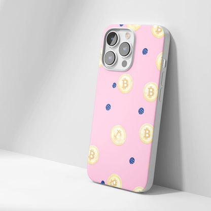 Latest 3rd-Generation Crystal Tough Glossy BTC (Bitcoin) iPhone Case