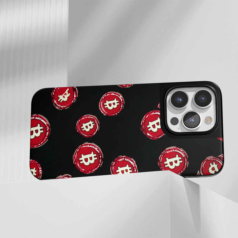 Industry-Level Tough Matte BTC (Bitcoin) iPhone Case