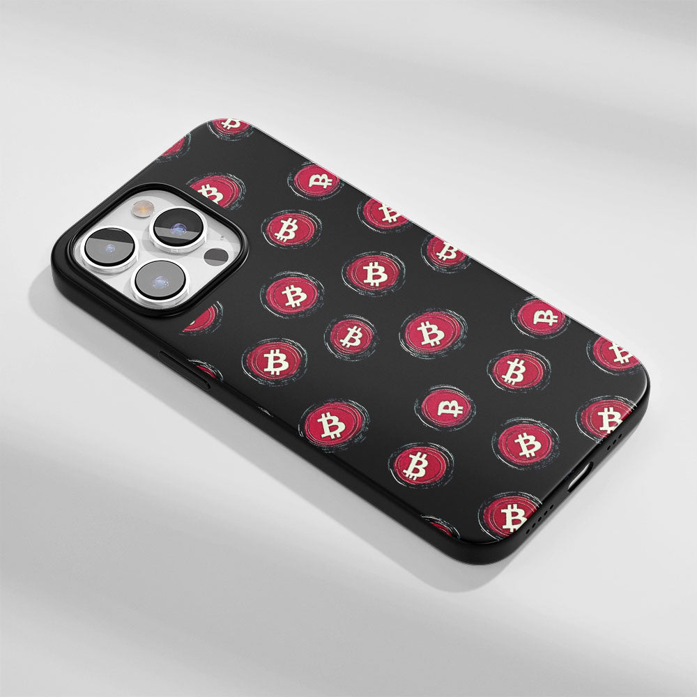 Industry-Level Tough Matte BTC (Bitcoin) iPhone Case