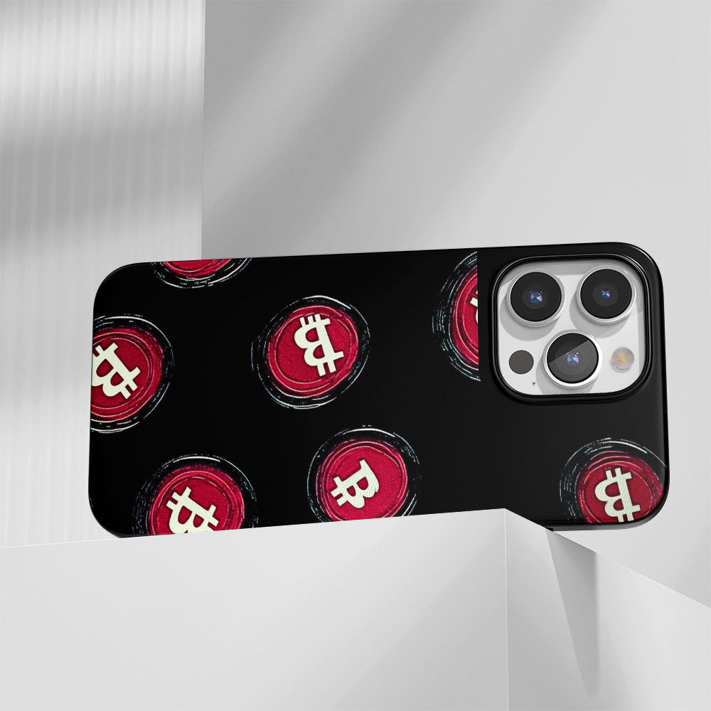 Industry-Level Tough Matte BTC (Bitcoin) iPhone Case