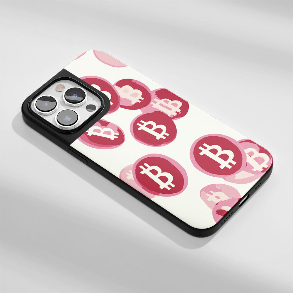 工業級堅韌霧面 BTC（比特幣）iPhone 手機殼