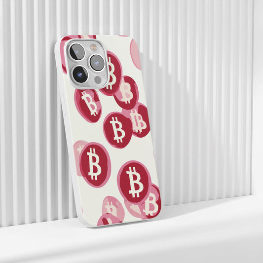 Latest 3rd-Generation Crystal Tough Glossy BTC (Bitcoin) iPhone Case