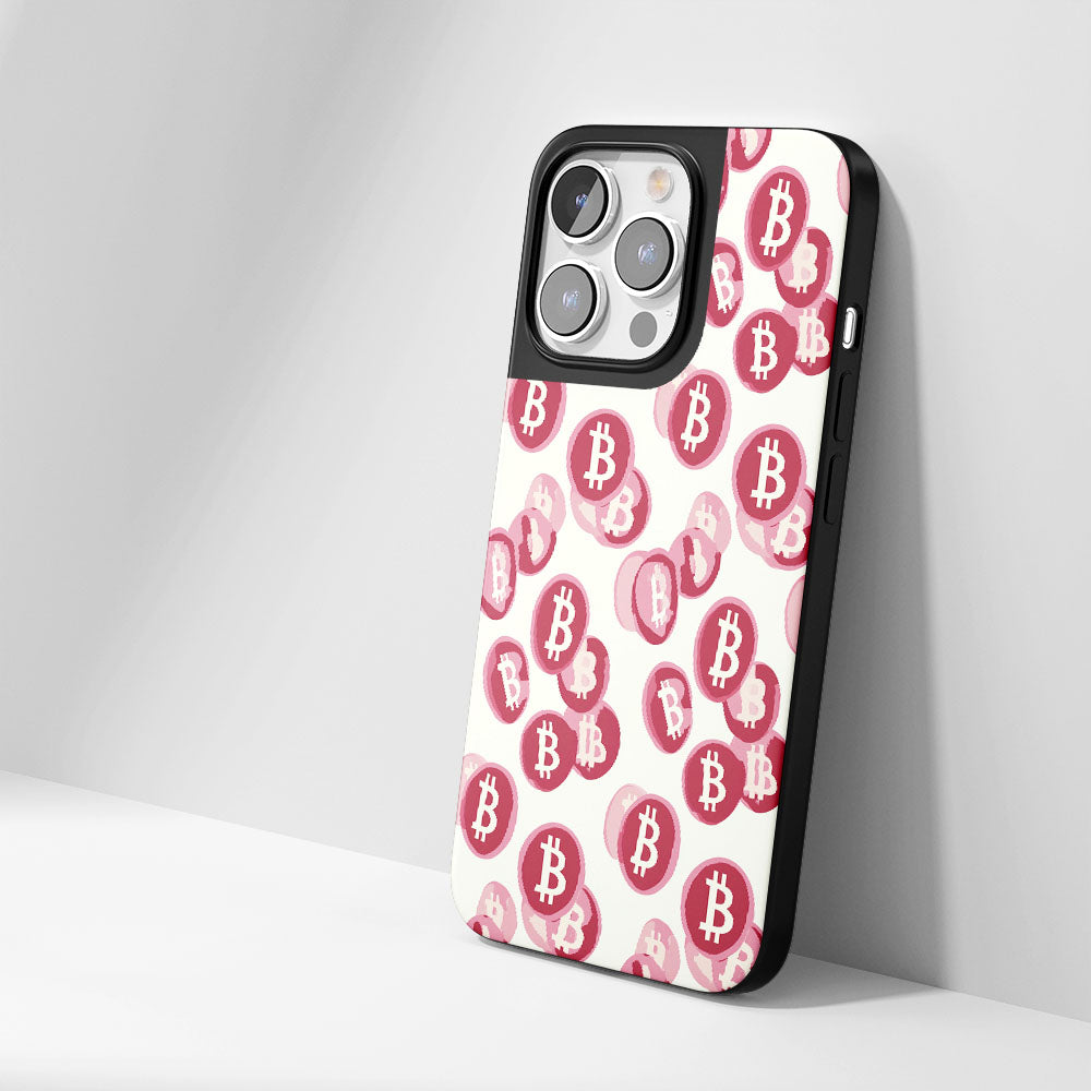 工業級堅韌霧面 BTC（比特幣）iPhone 手機殼