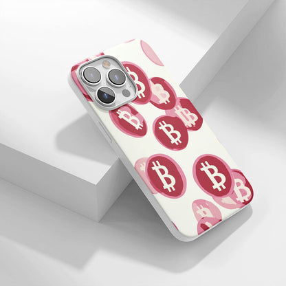 Latest 3rd-Generation Crystal Tough Glossy BTC (Bitcoin) iPhone Case