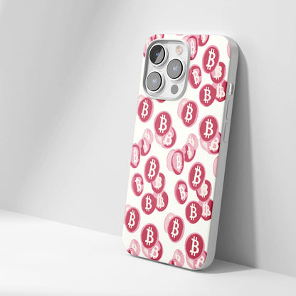 Latest 3rd-Generation Crystal Tough Glossy BTC (Bitcoin) iPhone Case