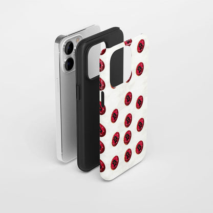 Double-Layer Semi-Handprinted Tough Matte BTC (Bitcoin) iPhone Case