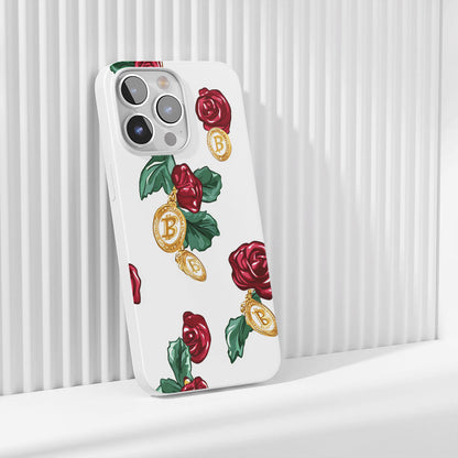 Latest 3rd-Generation Crystal Tough Glossy BTC (Bitcoin) iPhone Case