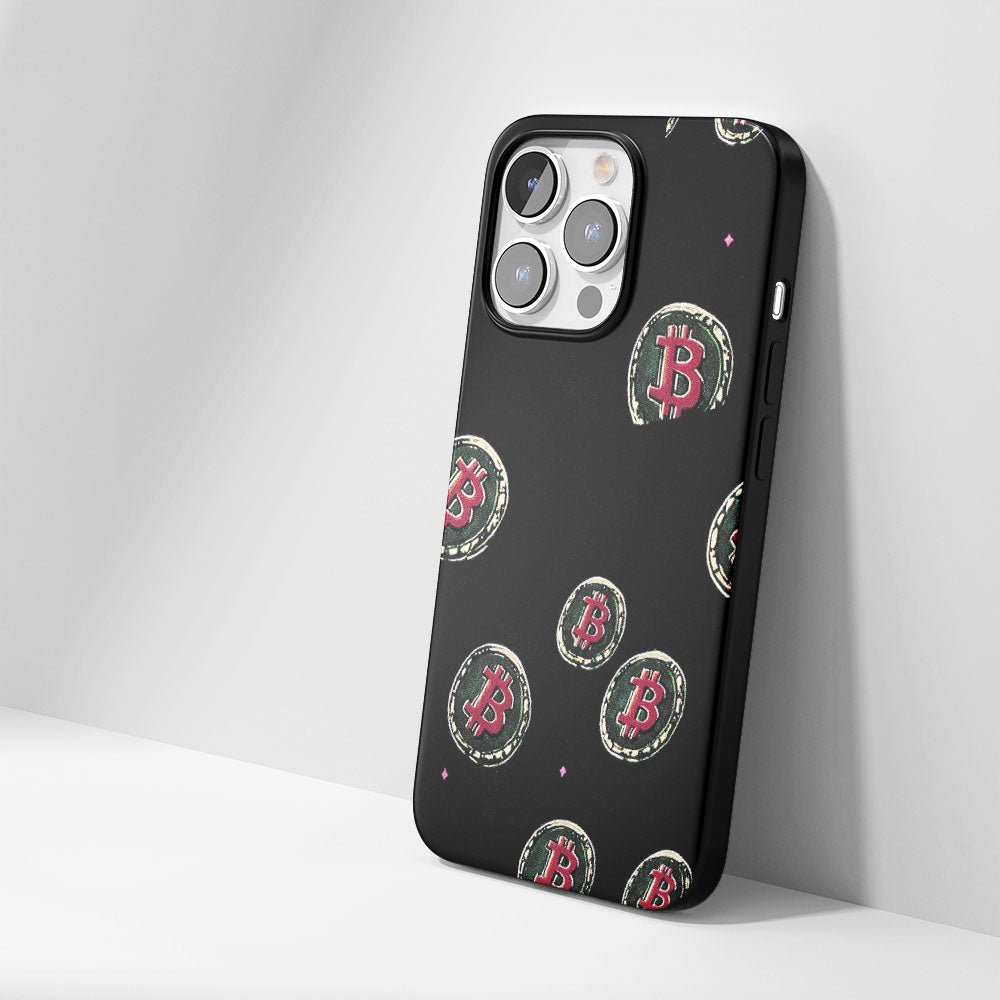 Industry-Level Tough Matte BTC (Bitcoin) iPhone Case