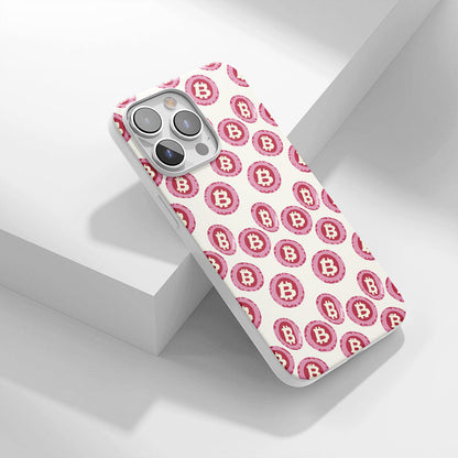 Latest 3rd-Generation Crystal Tough Glossy BTC (Bitcoin) iPhone Case