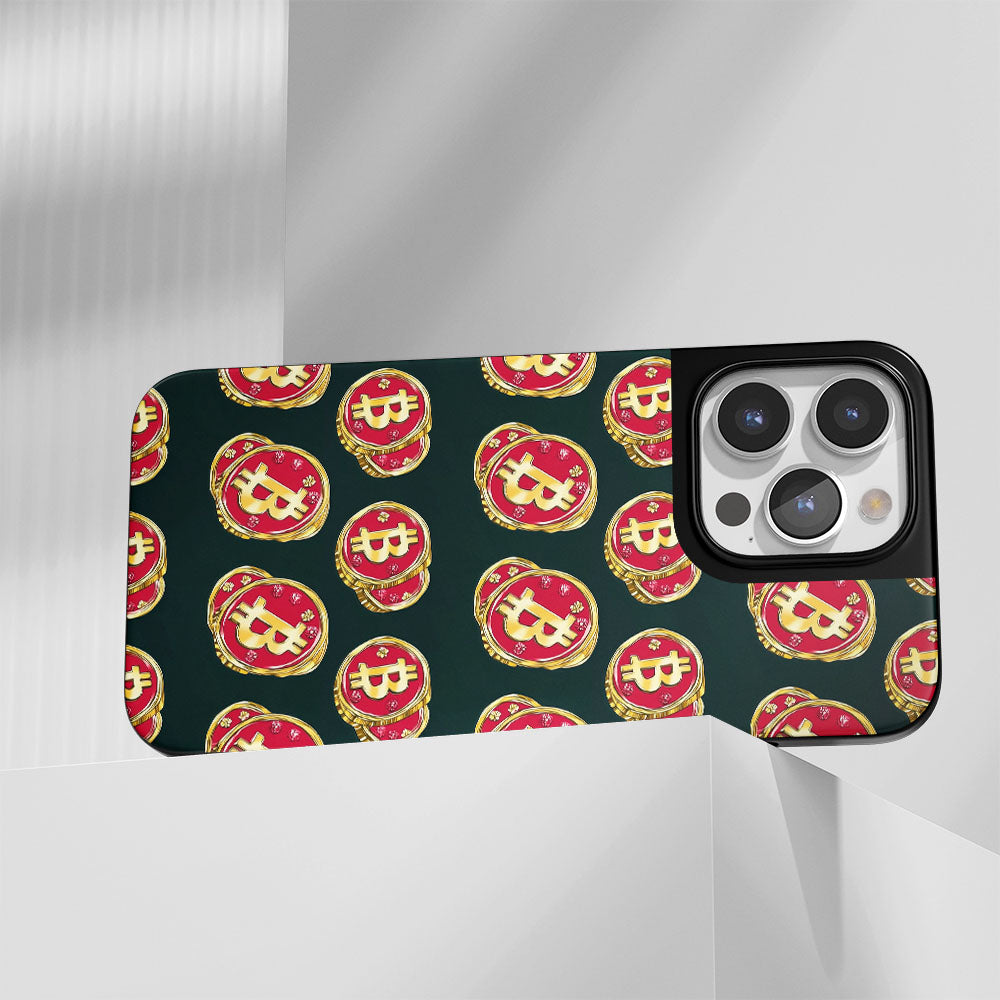 Industry-Level Tough Matte BTC (Bitcoin) iPhone Case