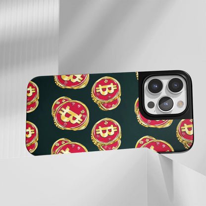 Industry-Level Tough Matte BTC (Bitcoin) iPhone Case