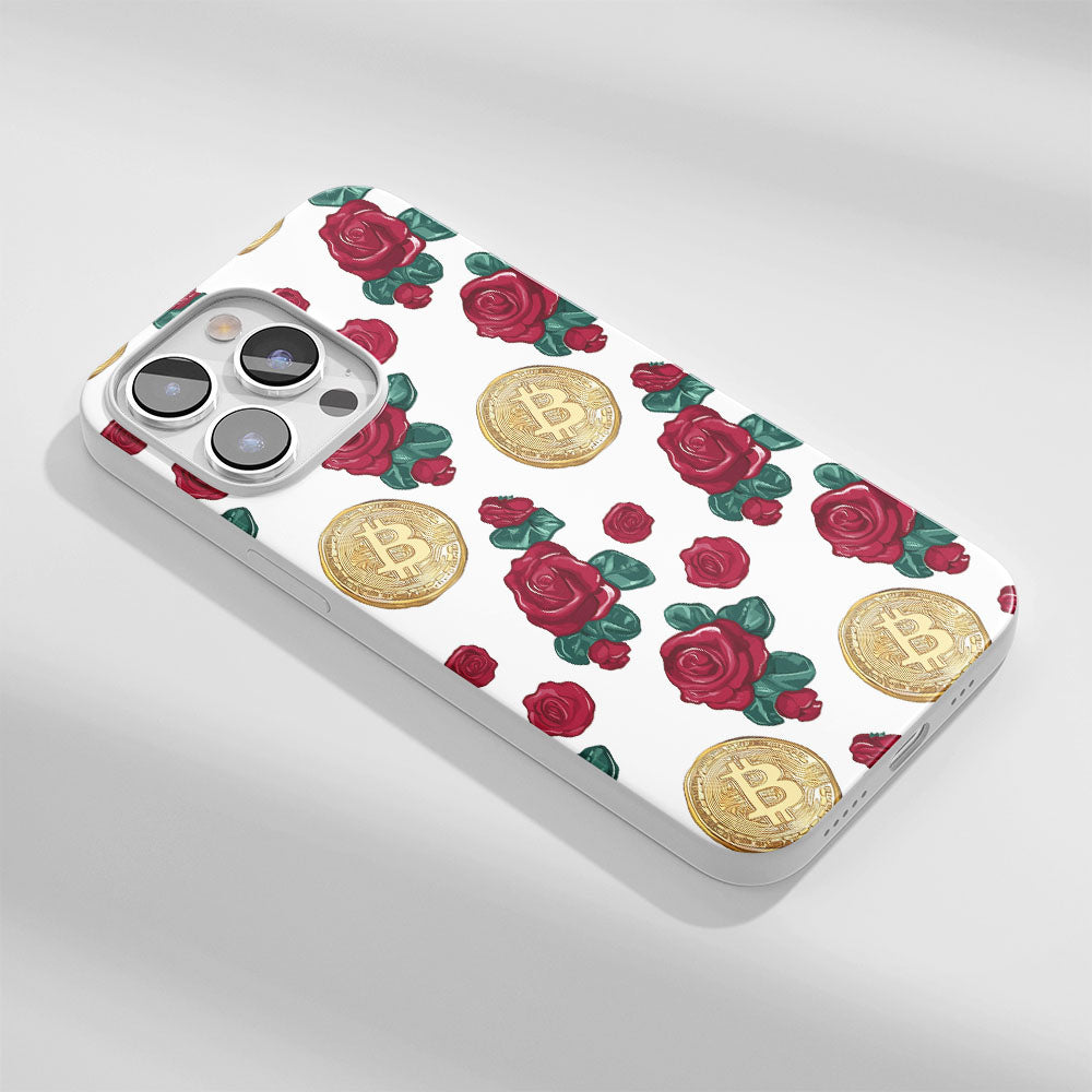 Latest 3rd-Generation Crystal Tough Glossy BTC (Bitcoin) iPhone Case