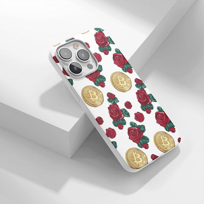 Latest 3rd-Generation Crystal Tough Glossy BTC (Bitcoin) iPhone Case