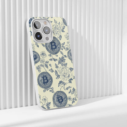 Latest 3rd-Generation Crystal Tough Glossy BTC (Bitcoin) iPhone Case