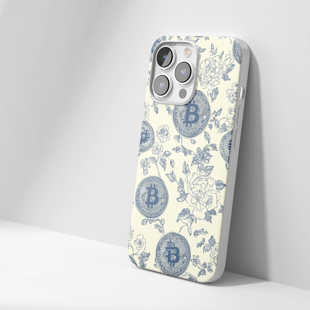 Latest 3rd-Generation Crystal Tough Glossy BTC (Bitcoin) iPhone Case