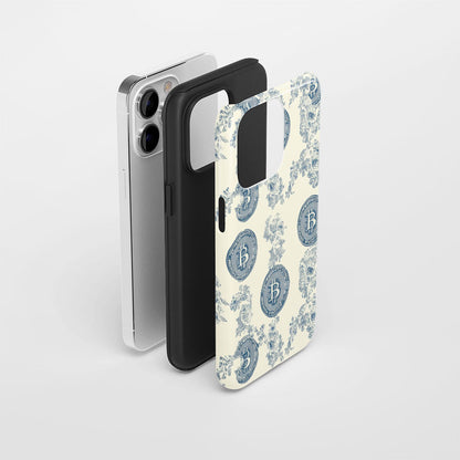 Double-Layer Semi-Handprinted Tough Matte BTC (Bitcoin) iPhone Case