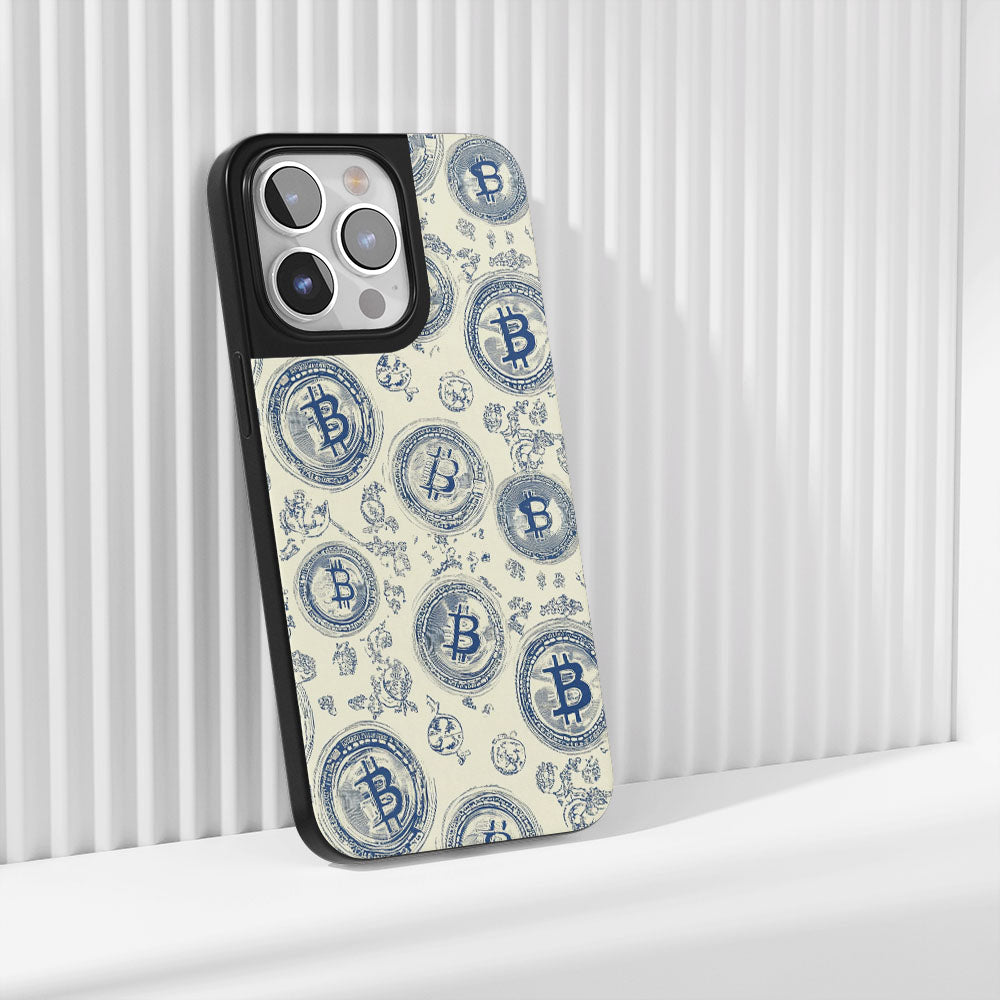 工業級堅韌霧面 BTC（比特幣）iPhone 手機殼