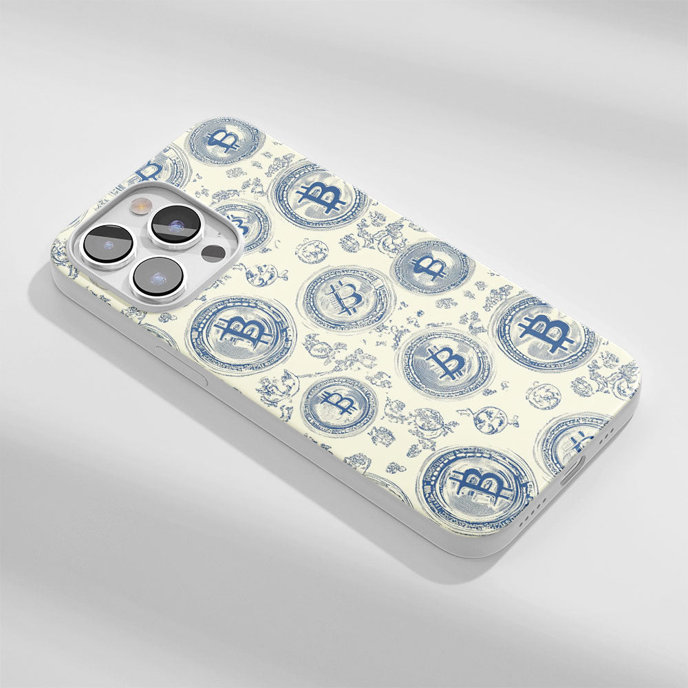 Latest 3rd-Generation Crystal Tough Glossy BTC (Bitcoin) iPhone Case