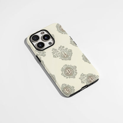 Double-Layer Semi-Handprinted Tough Matte BTC (Bitcoin) iPhone Case