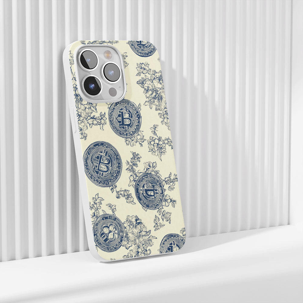 Latest 3rd-Generation Crystal Tough Glossy BTC (Bitcoin) iPhone Case