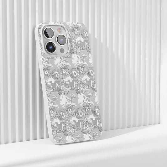 Latest 3rd-Generation Crystal Tough Glossy BTC (Bitcoin) iPhone Case